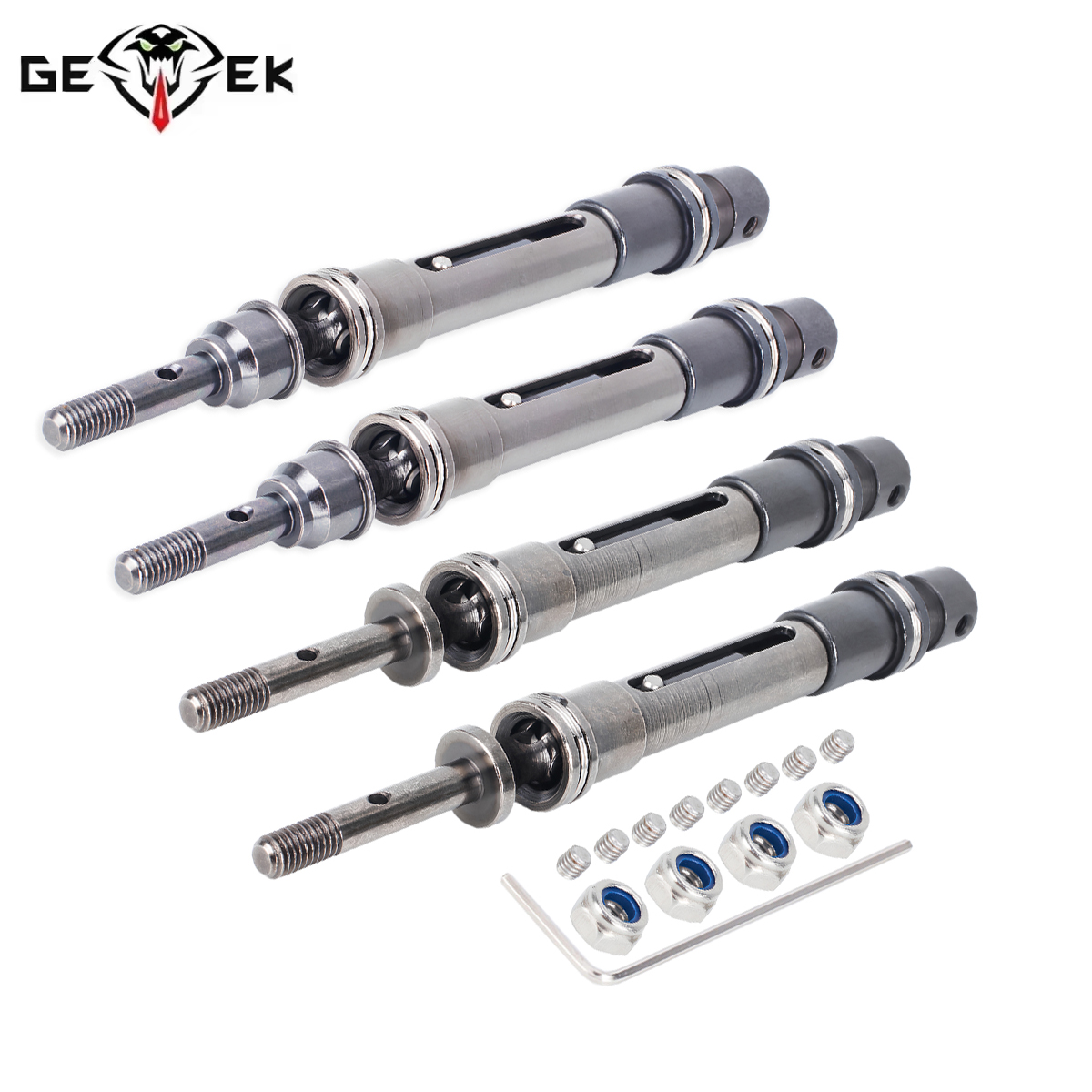 Rc Crawler 4X4 - Steel CVD Front Rear Drive Shaft