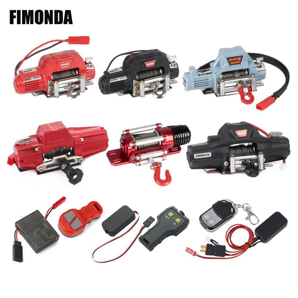 Rc Crawler 4X4 - Scale RC Winch Wireless Remote Controller