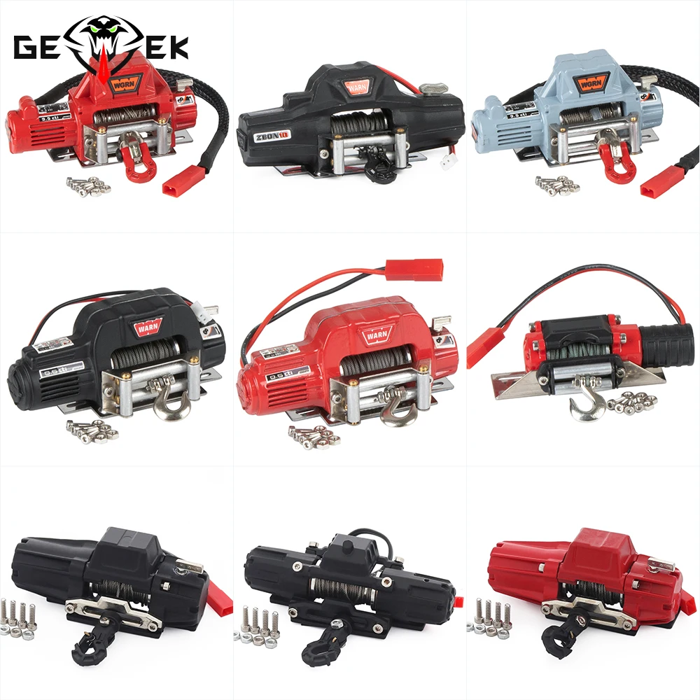 Rc Crawler 4X4 - Scale Metal Winch and Wireless Remote