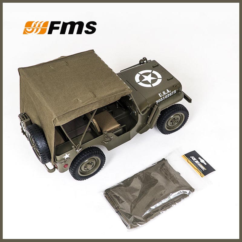 Rc Hobby Usa - FMS 1/12 C1167 Canvas Roof For