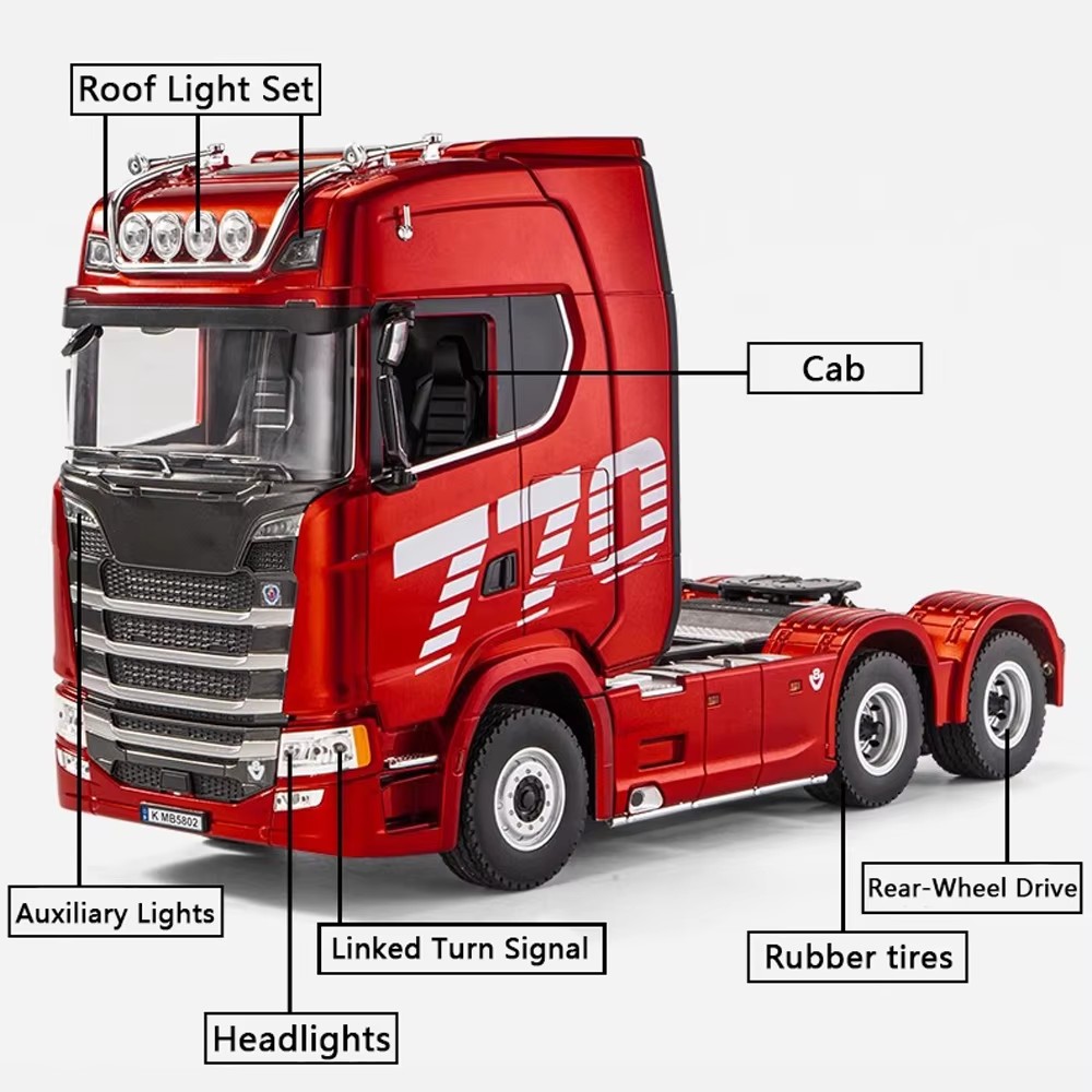 RC Semi Trailer Truck 1:18 wit - Hobby Rc Van ulasan dan harga