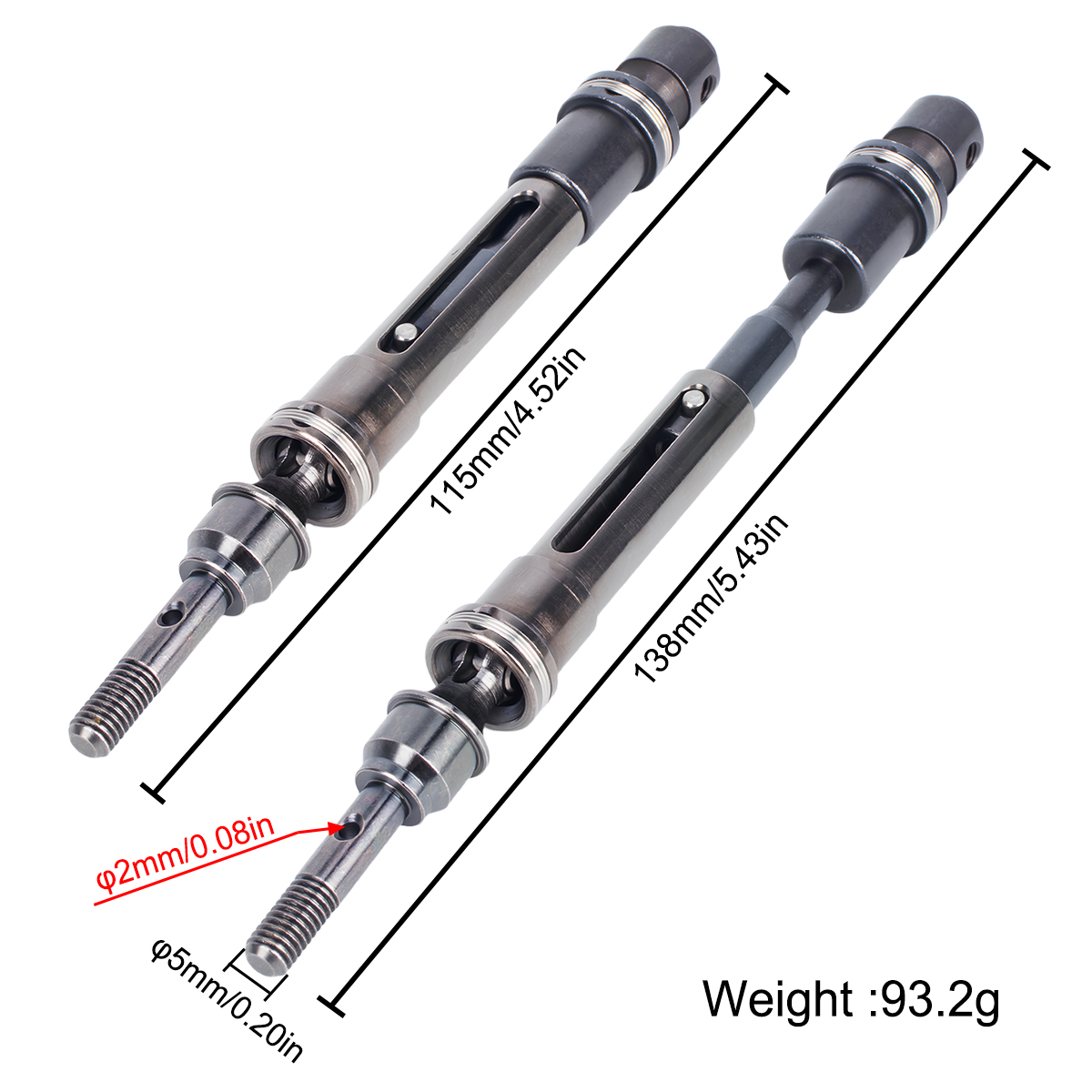 Steel CVD Front Rear Drive Sha - Rc Crawler 4X4 ulasan dan harga