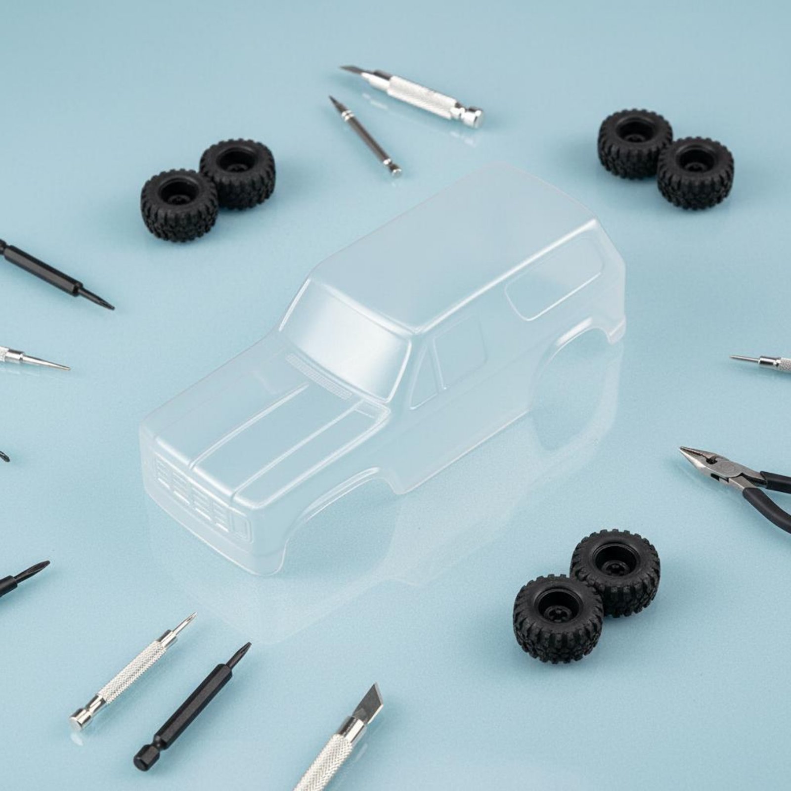 Clear RC Body Shell Paintable  - Body Shell Rc ulasan dan harga