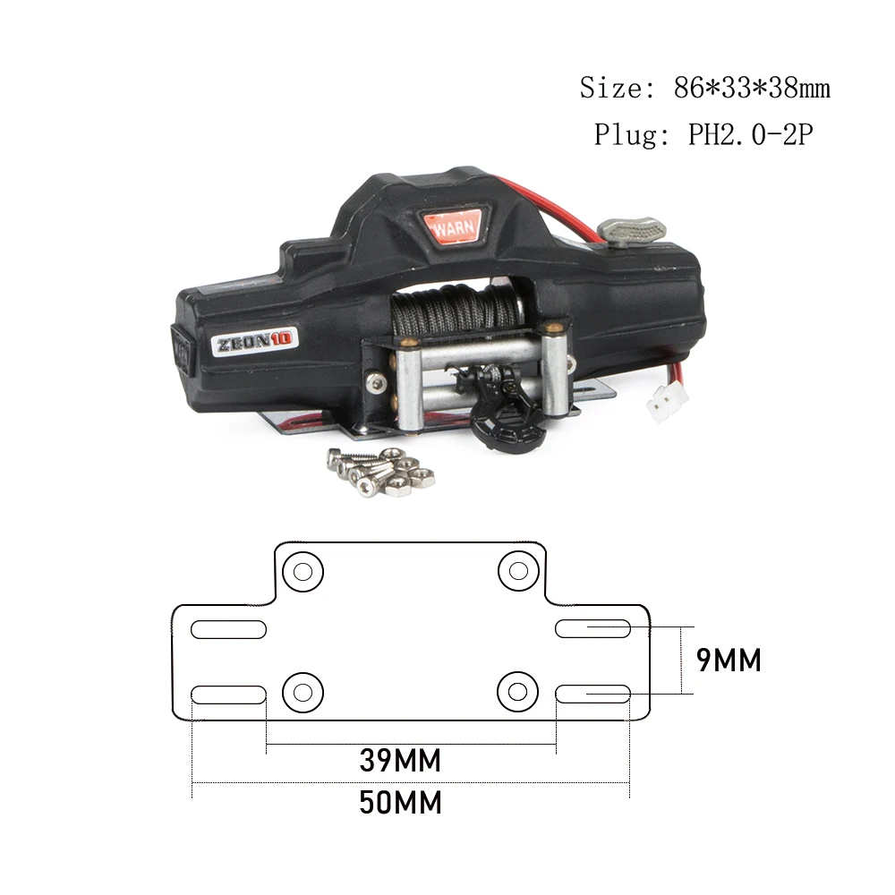 Scale Metal Winch and Wireless - Rc Crawler 4X4 ulasan dan harga