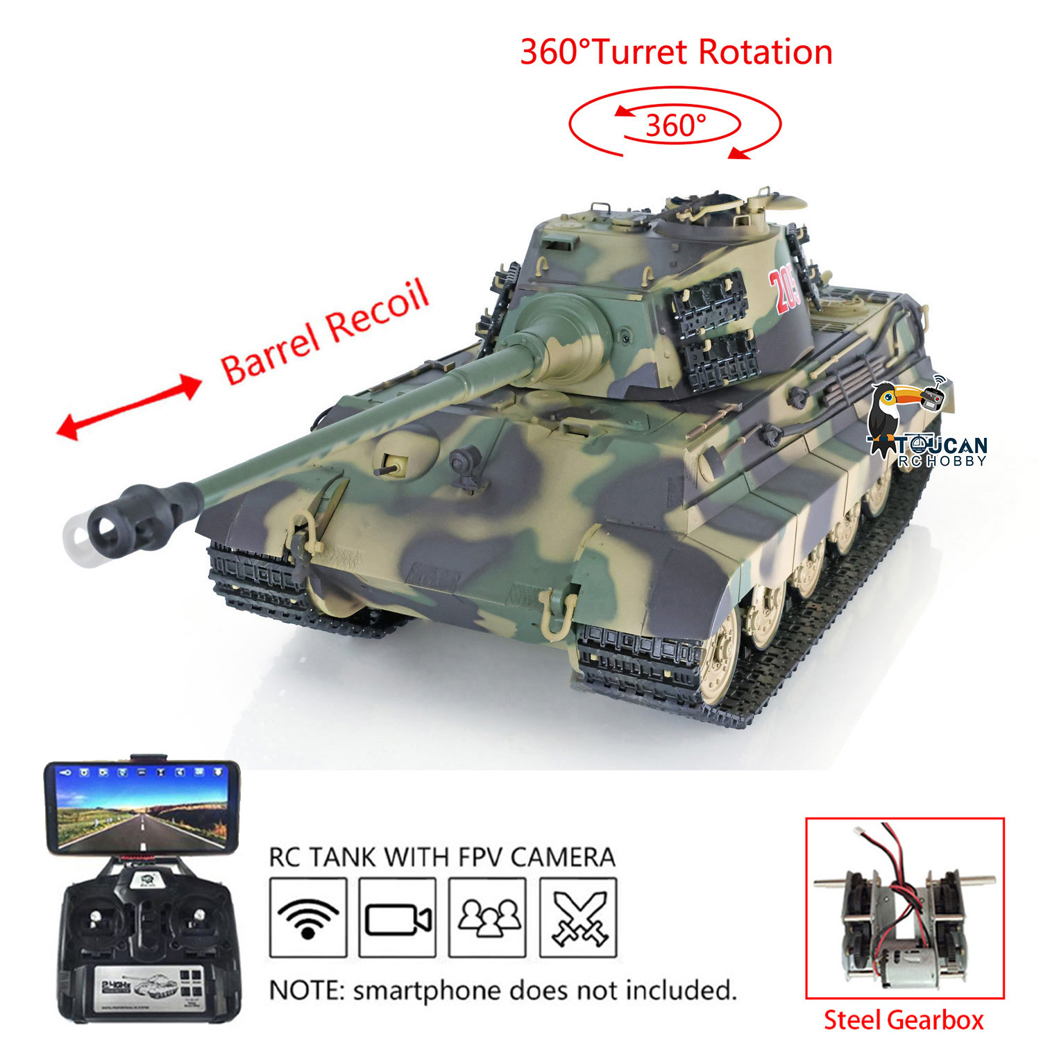 Toys Heng Long RC Panzer Tanks - Rc Hobby Kings ulasan dan harga