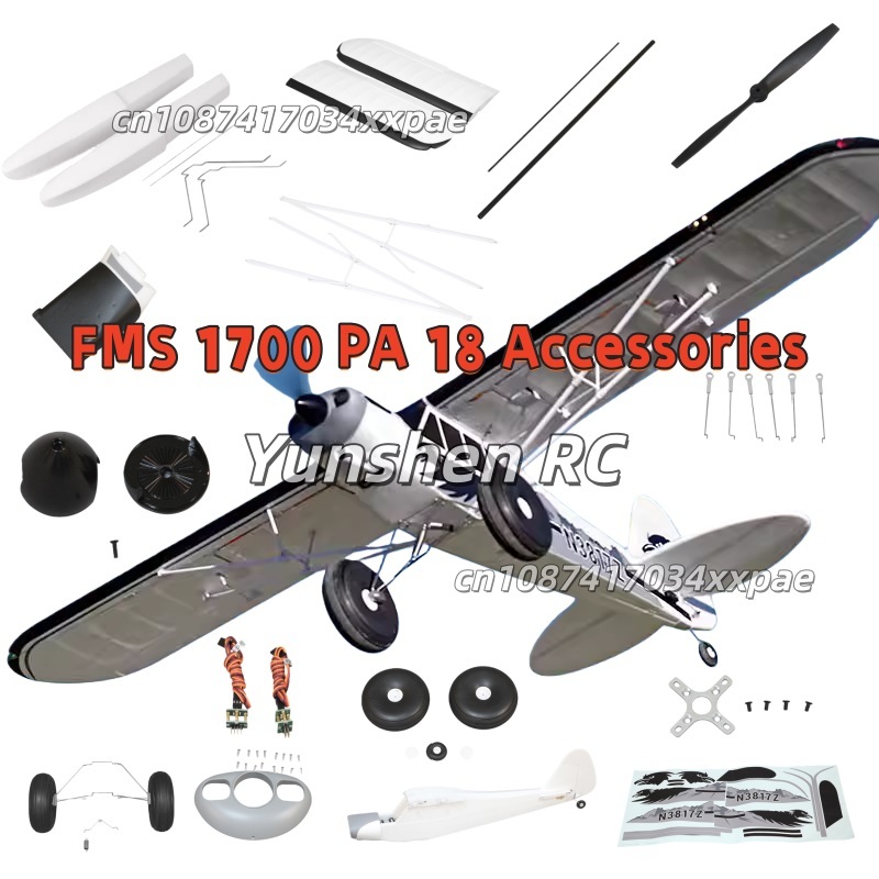 FMS RC Plane Decals For 1700mm - Rc Hobby Usa ulasan dan harga