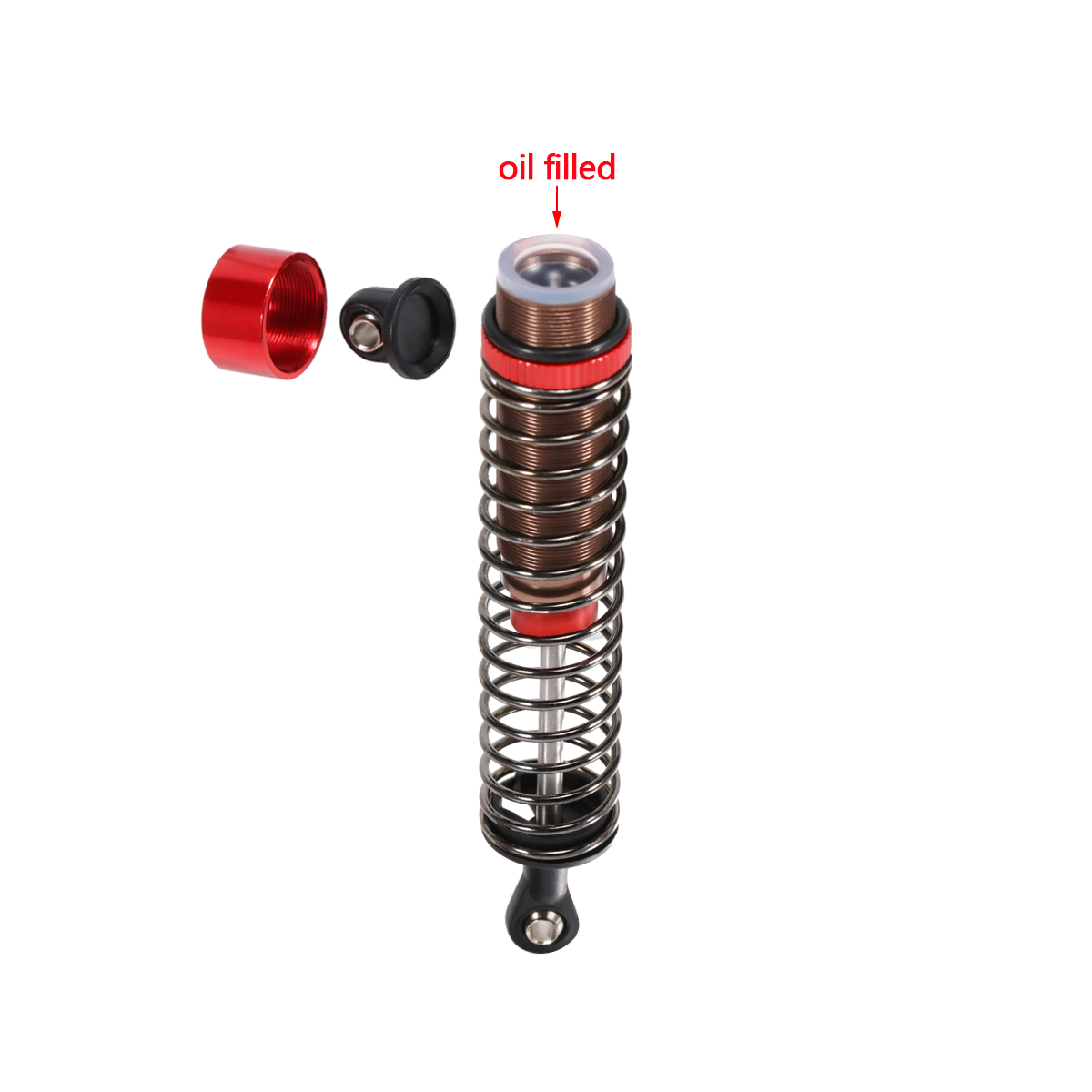 4Pcs Adjustable Oil Filled Sho - Rc Hobby Trucks ulasan dan harga