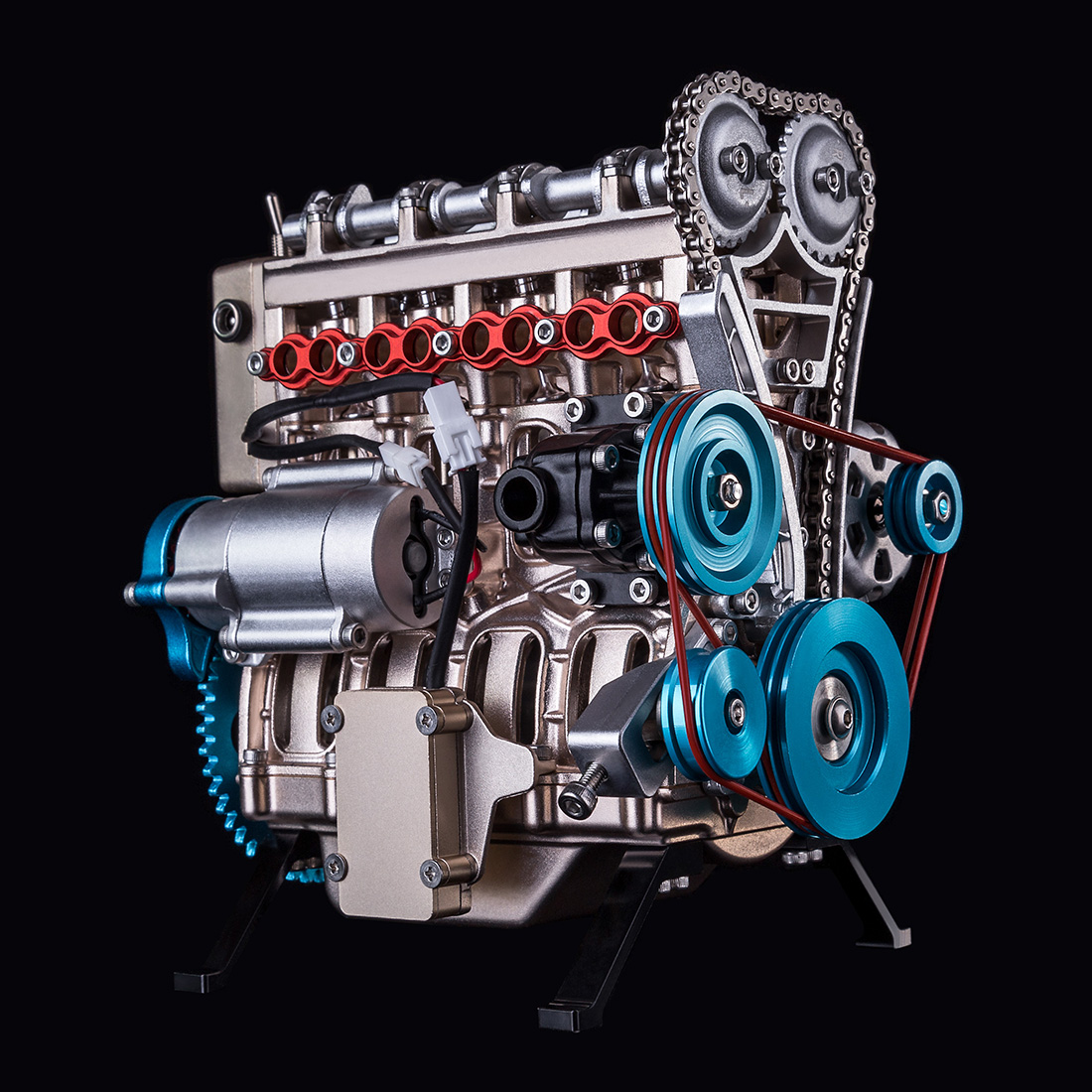 TECHING Metal Four-cylinder En - Rc Hobby Tech ulasan dan harga