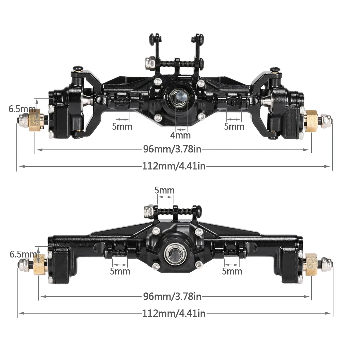 TRX4M Aluminum Front Rear Port - Rc Crawler 4X4 ulasan dan harga